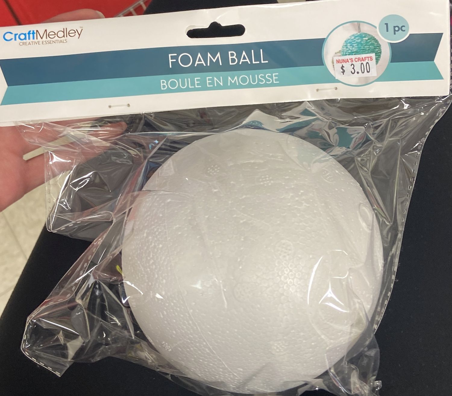 MultiCraft: 1pk Large Foam Ball