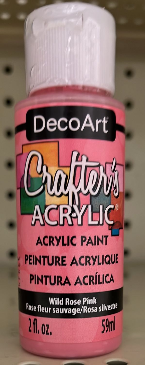 Crafter&#39;s Acrylic: Acrylic Paint (Wild Rose Pink DCA69)