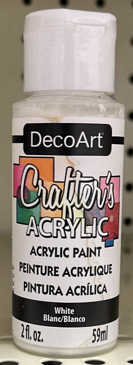 Crafter&#39;s Acrylic: Acrylic Paint (White DCA01)