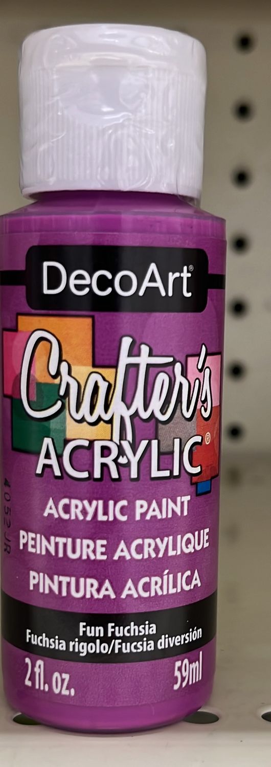 Crafter&#39;s Acrylic: Acrylic Paint (Fun Fuchsia DCA99)