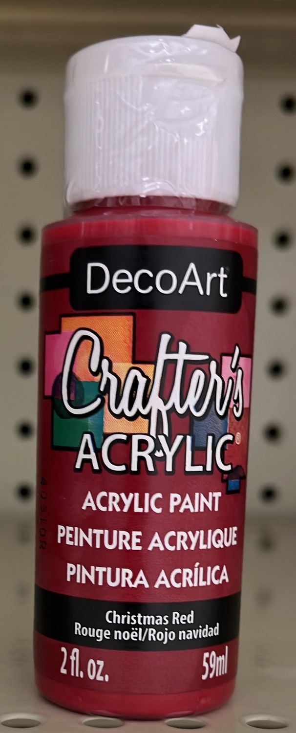 Crafter&#39;s Acrylic: Acrylic Paint (Christmas Red DCA20)