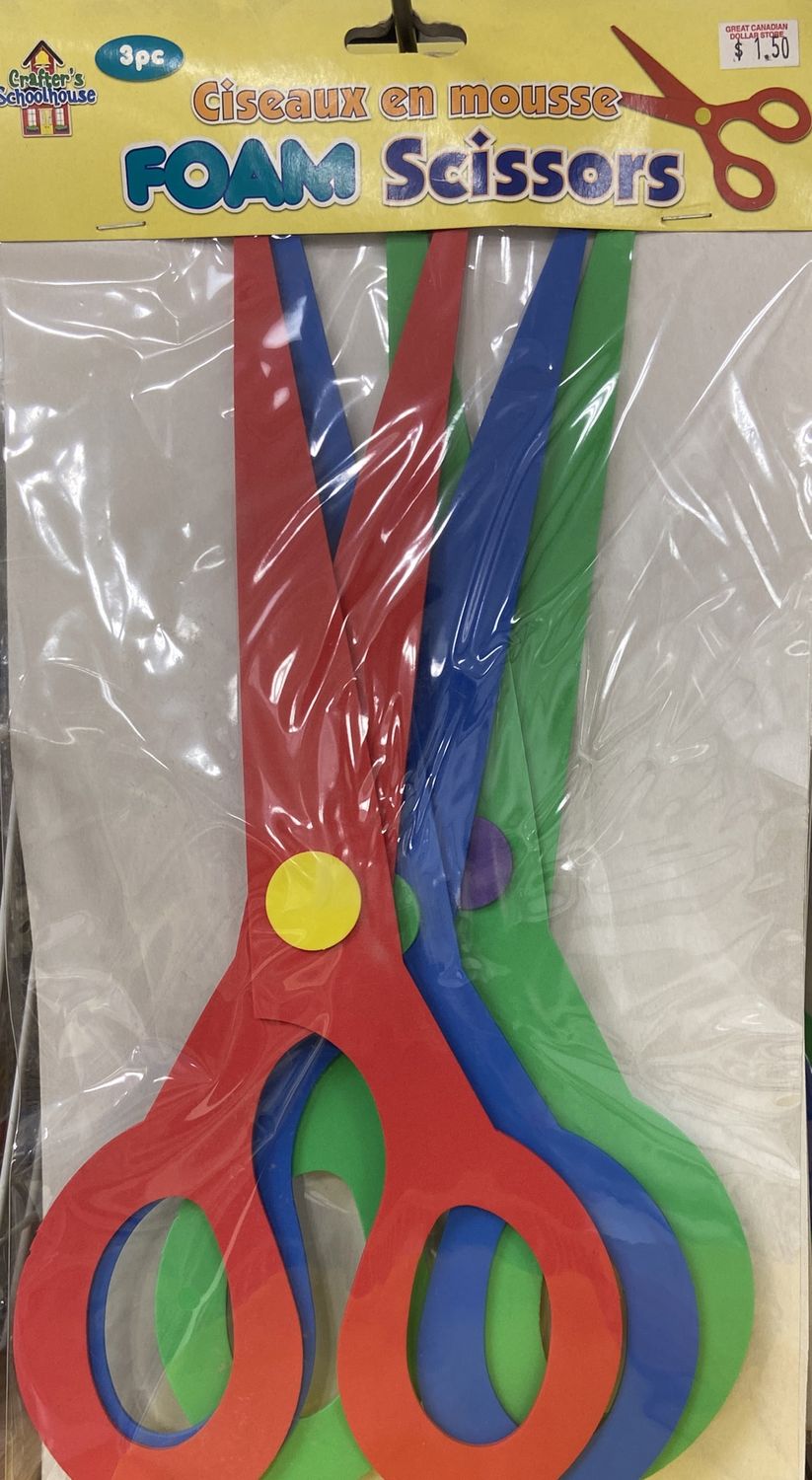 Foam Scissors (3 Sizes)
