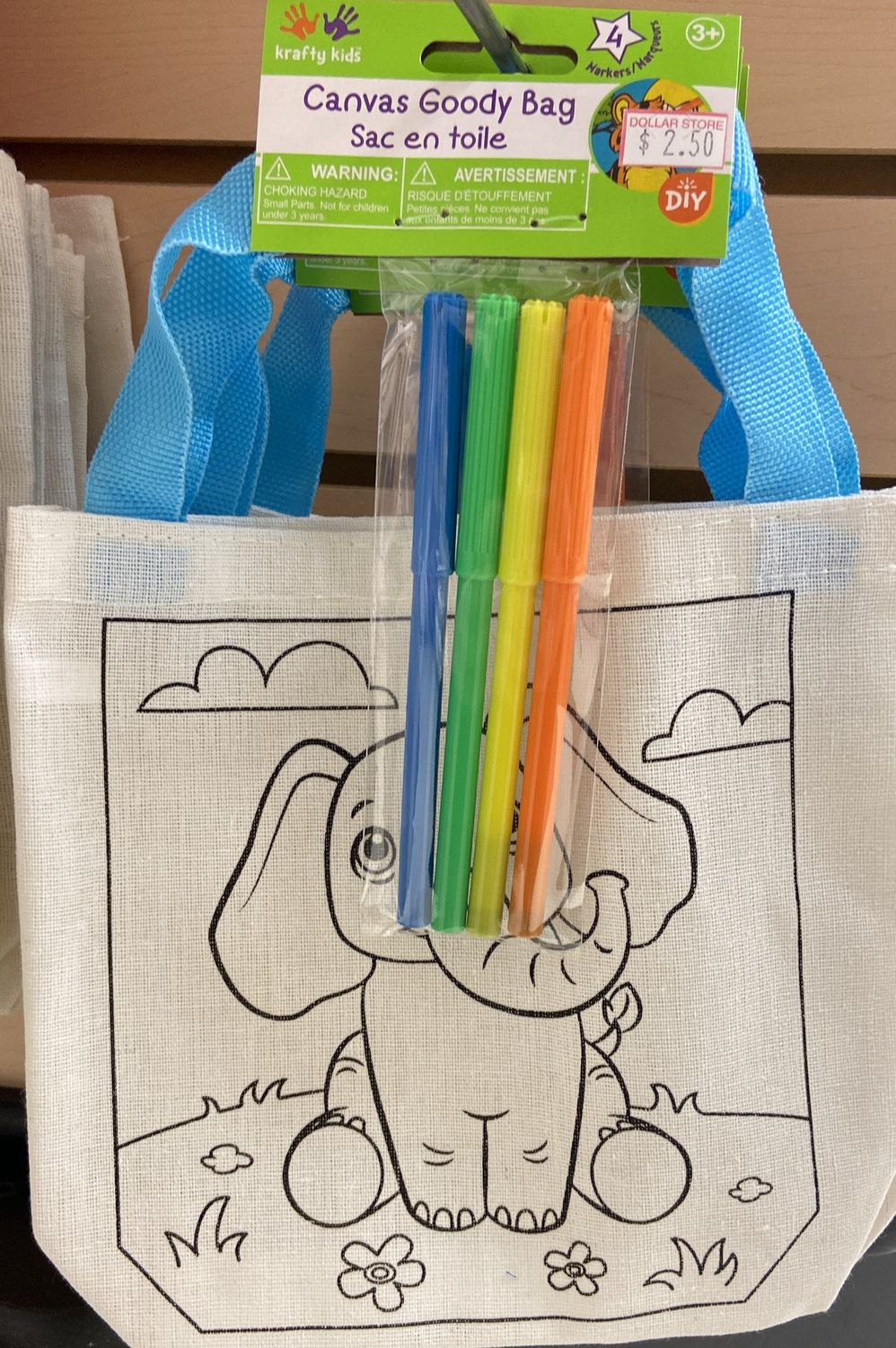 Krafty Kids: Canvas Goody Bag - Zoo Animals