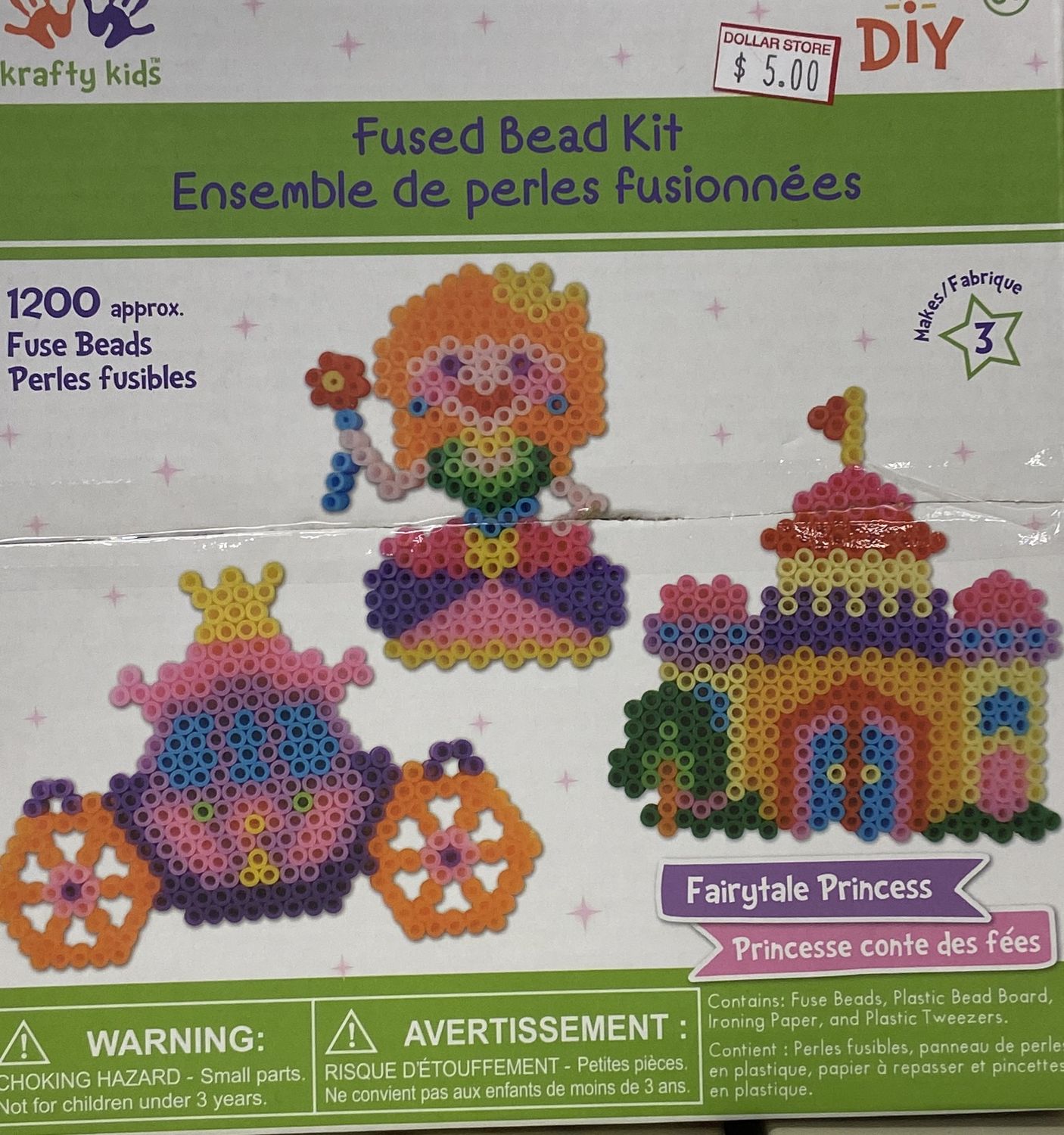 Krafty Kids: ‚ÄúFairytale Princess‚Äù Fused Bead Kit‚Äù