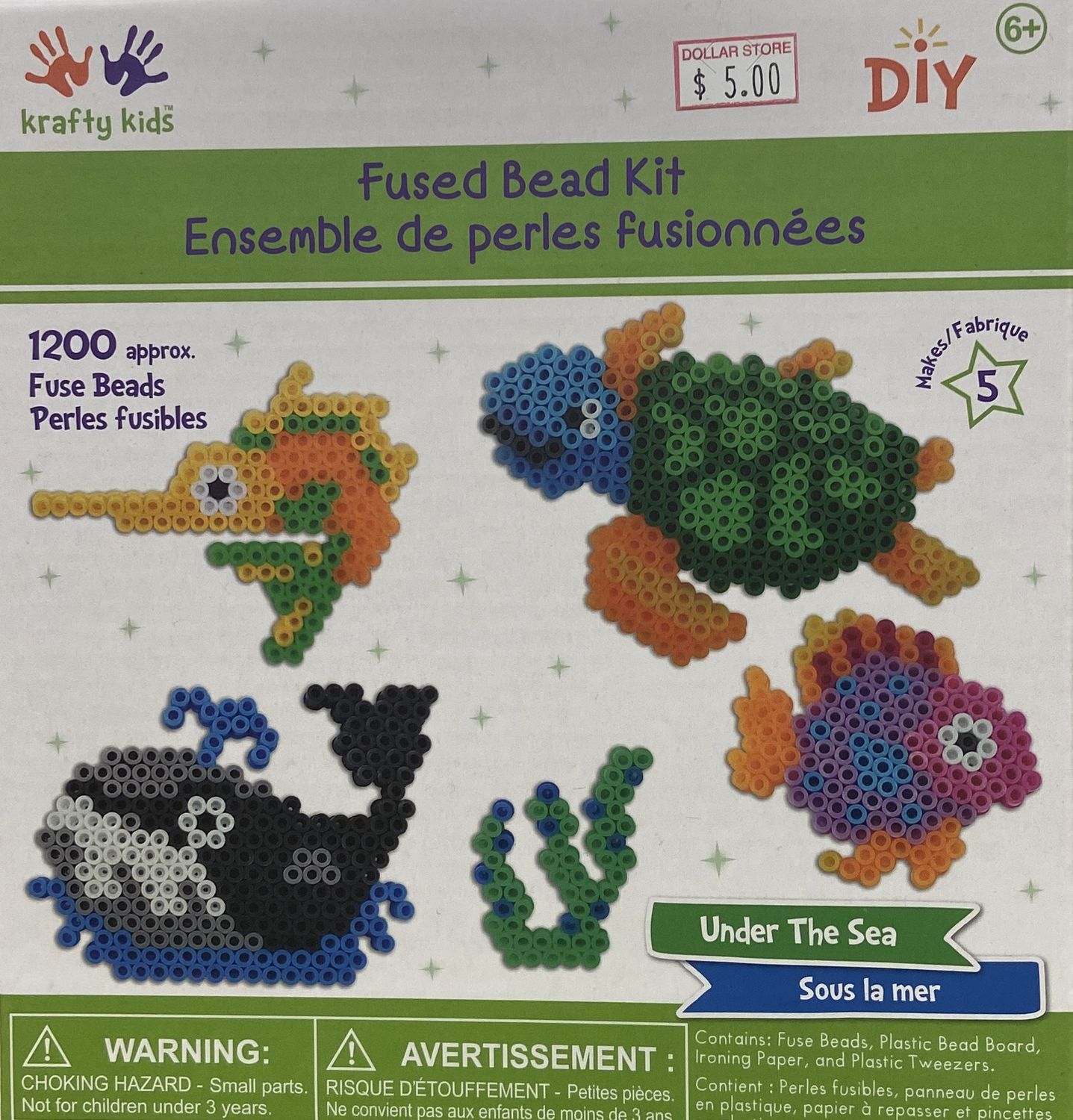 Krafty Kids: Under the Sea - Fused Bead Kit