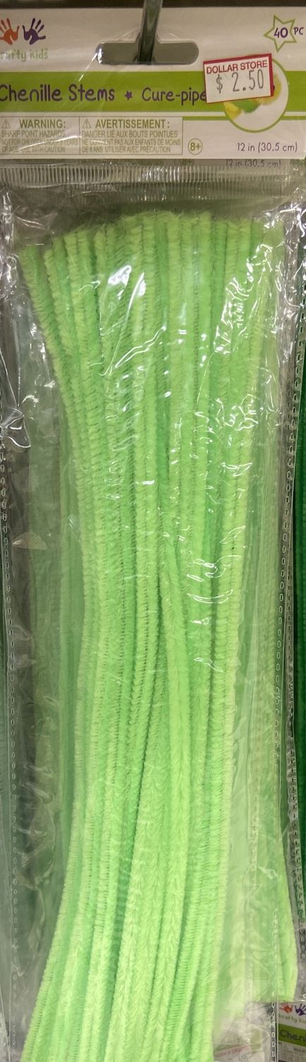 Krafty Kids: Like Green Chenille Stems