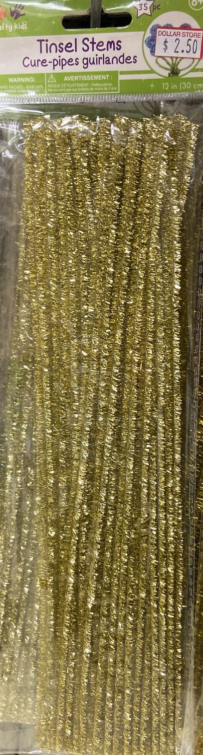 Krafty Kids: Champagne Gold Chenille Stems