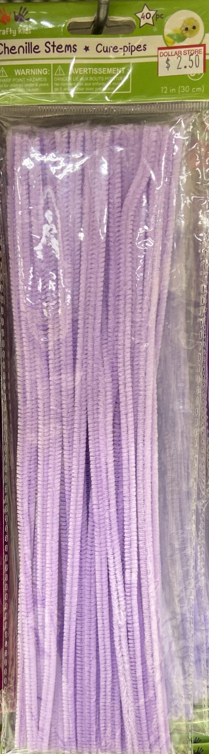 Krafty Kids: Lilac Chenille Stems