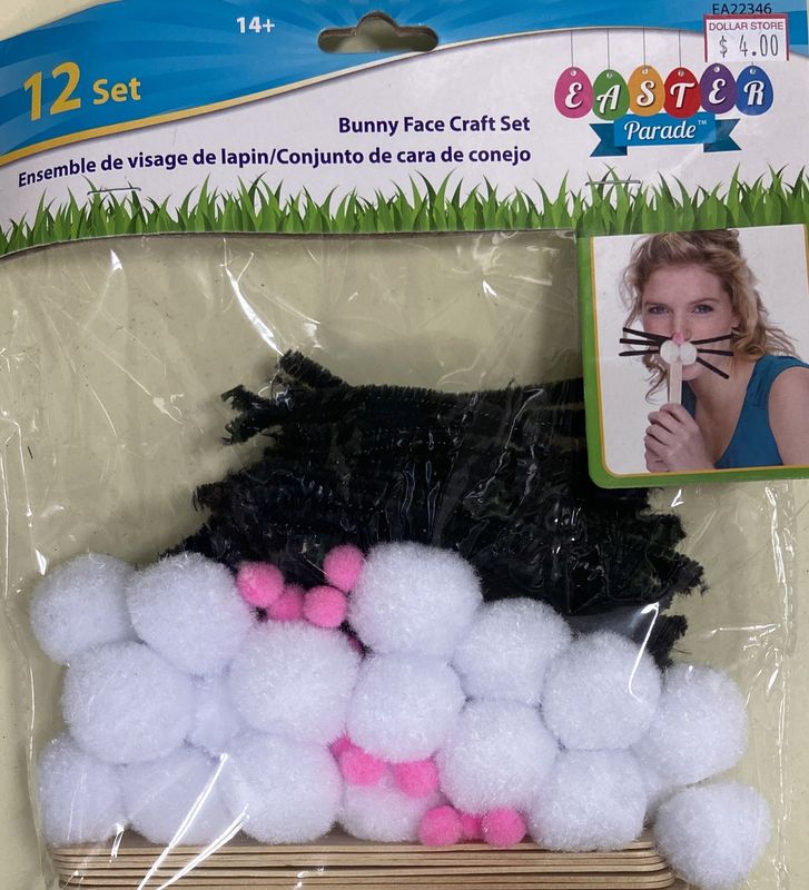 Easter Bunny Face Craft Set