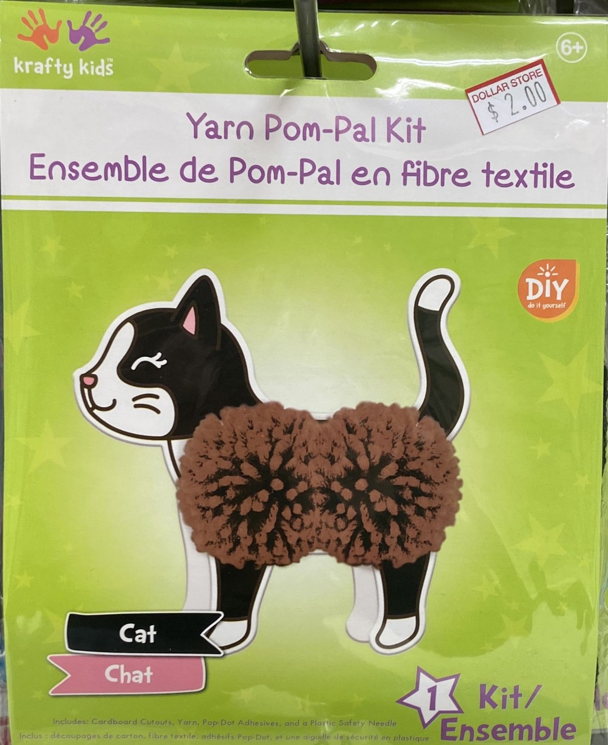 MultiCraft: Cat Yarn Pom-Pal Kit