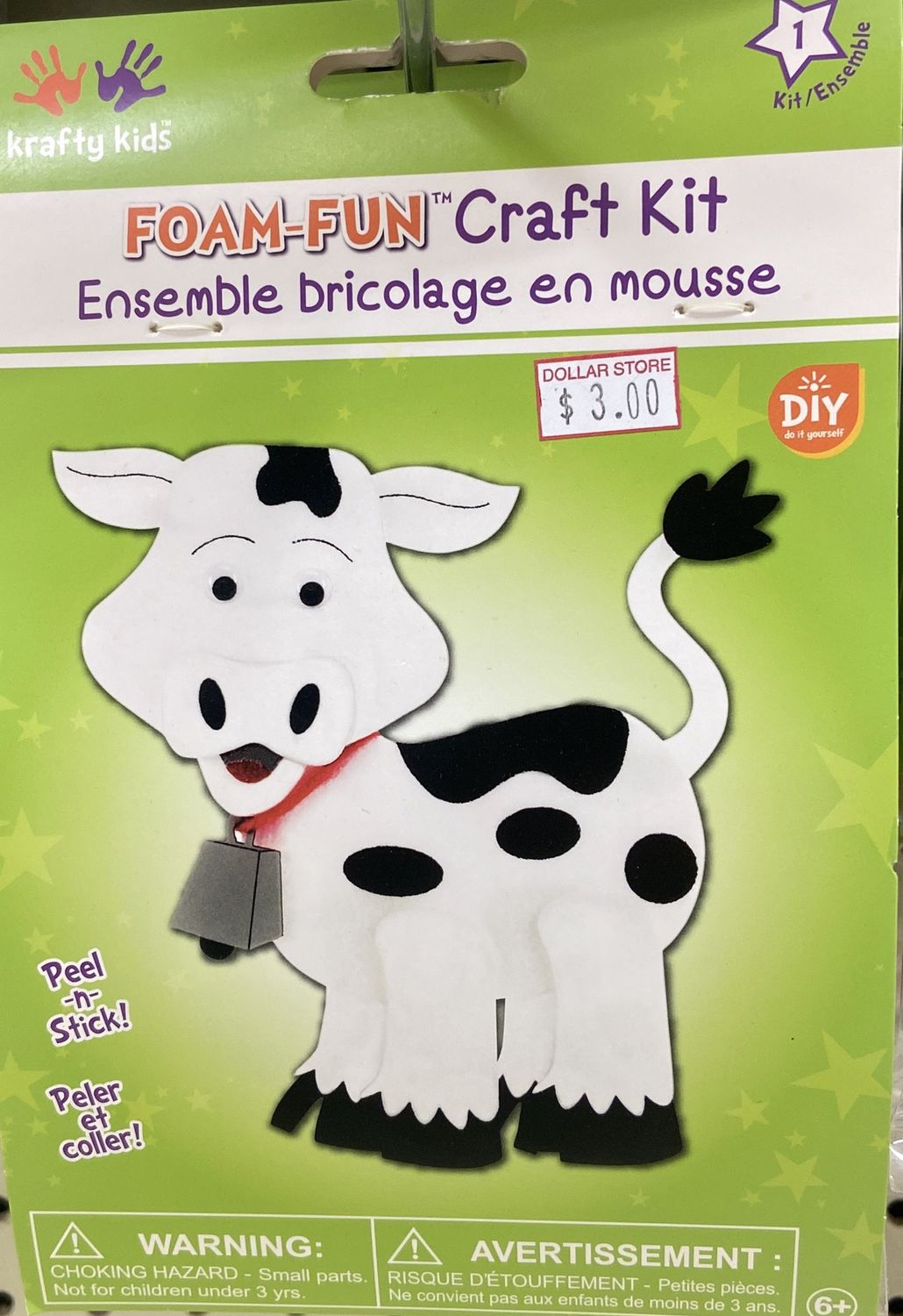 MultiCraft: Cow Foam-Fun Craft Kit