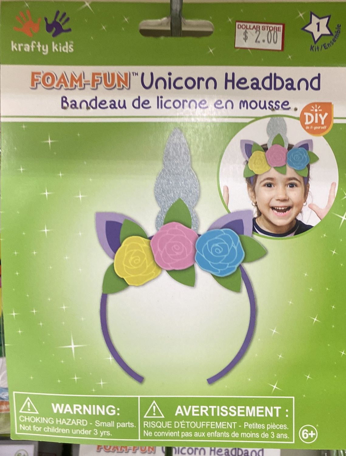 MultiCraft: Foam-Fun Silver Unicorn Headband