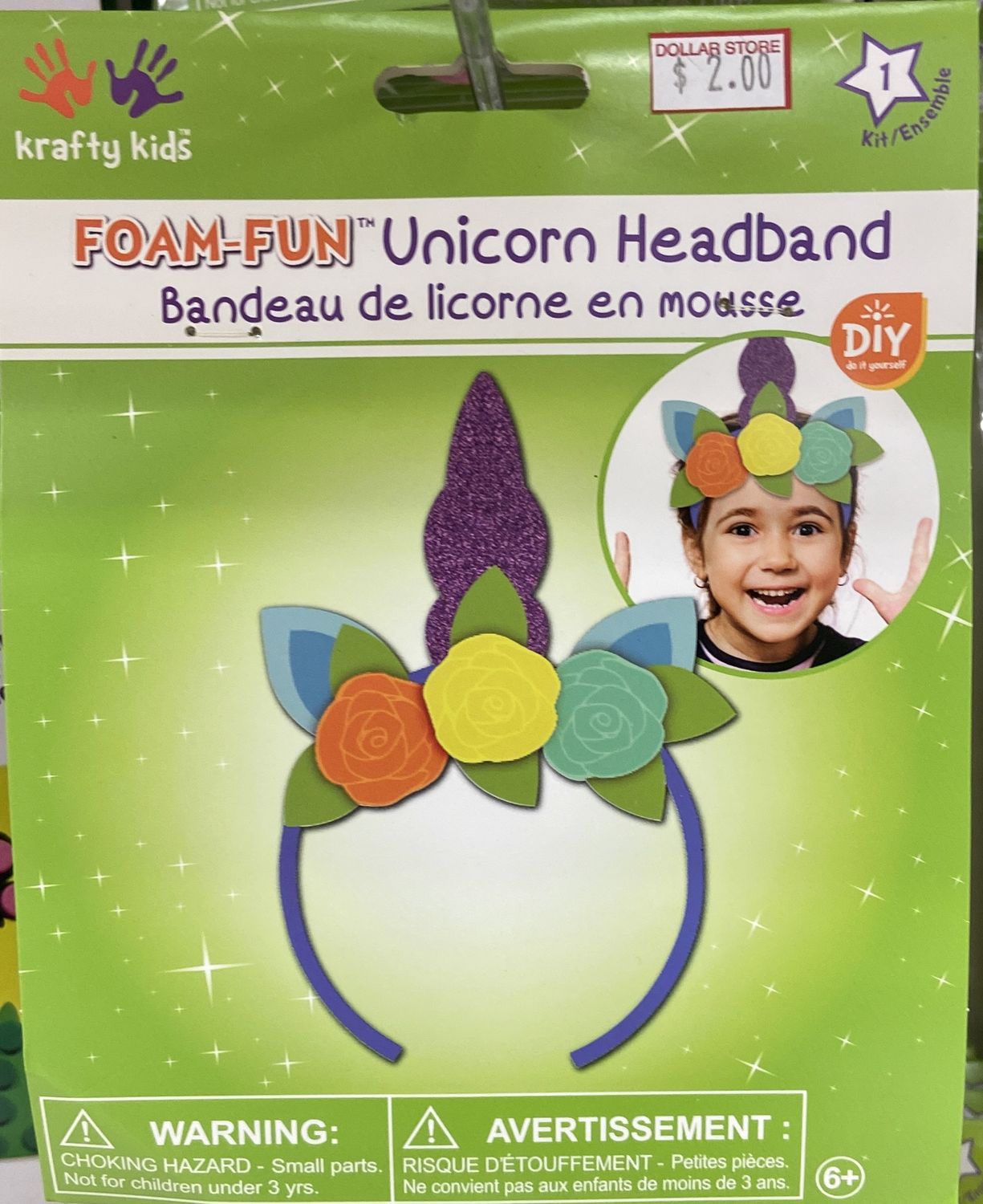 Krafty Kids: Foam-Fun Purple Unicorn Headband