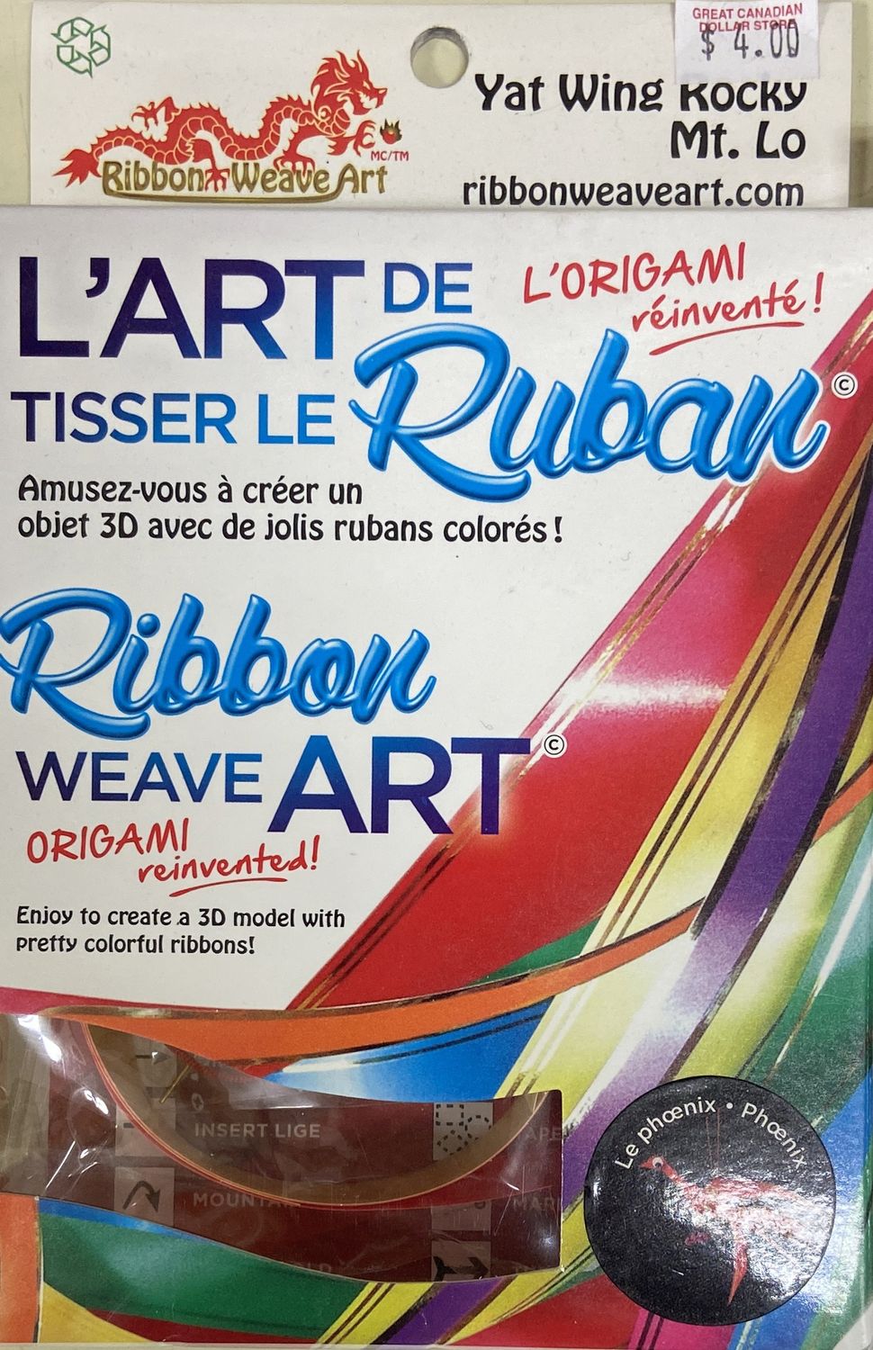 Ribbon Weave Art: Phoenix