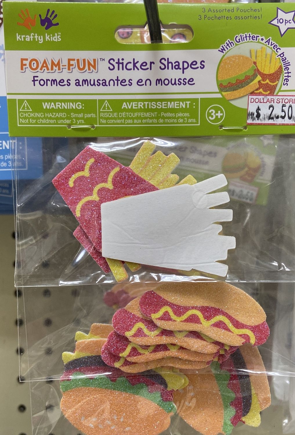 Krafty Kids: Food Truck Foam-Fun Sticker Shapes