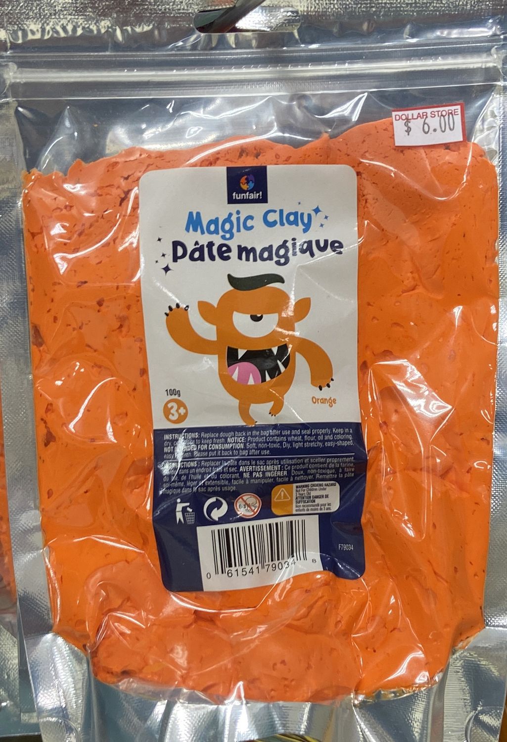 Funfair: 100g Magic Clay - Orange 