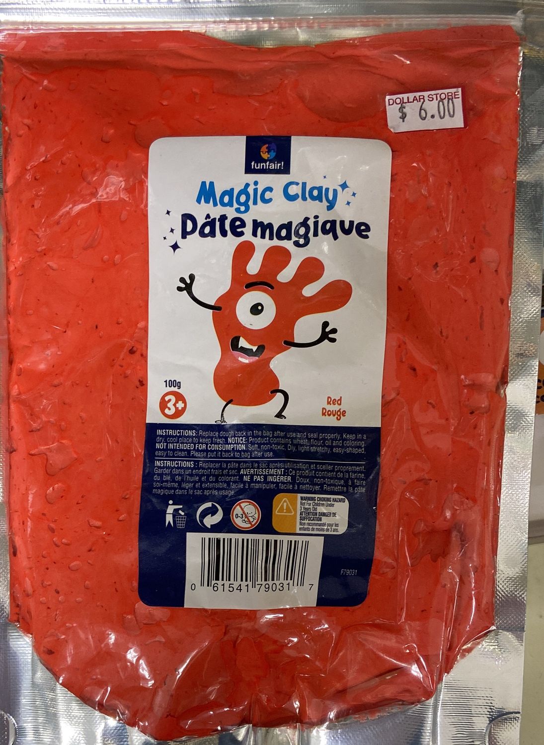 Funfair: 100g Magic Clay - Red