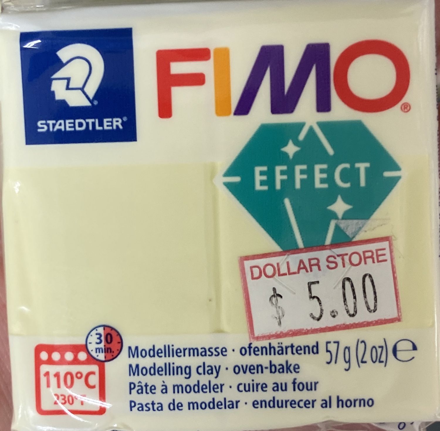 FIMO Effect: Vanilla #105 Modelling Clay