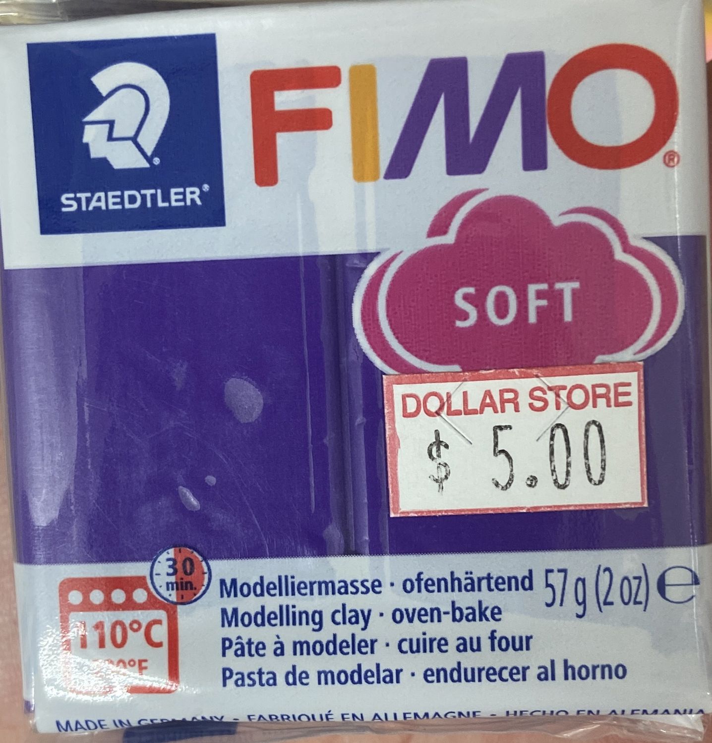 FIMO Soft: Plum #63 Modelling Clay