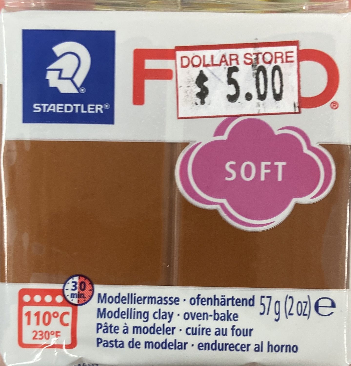 FIMO Soft: Caramel #7 Modelling Clay