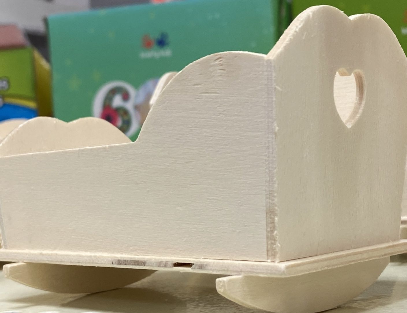 MultiCraft: Wooden Solid Baby Cradle