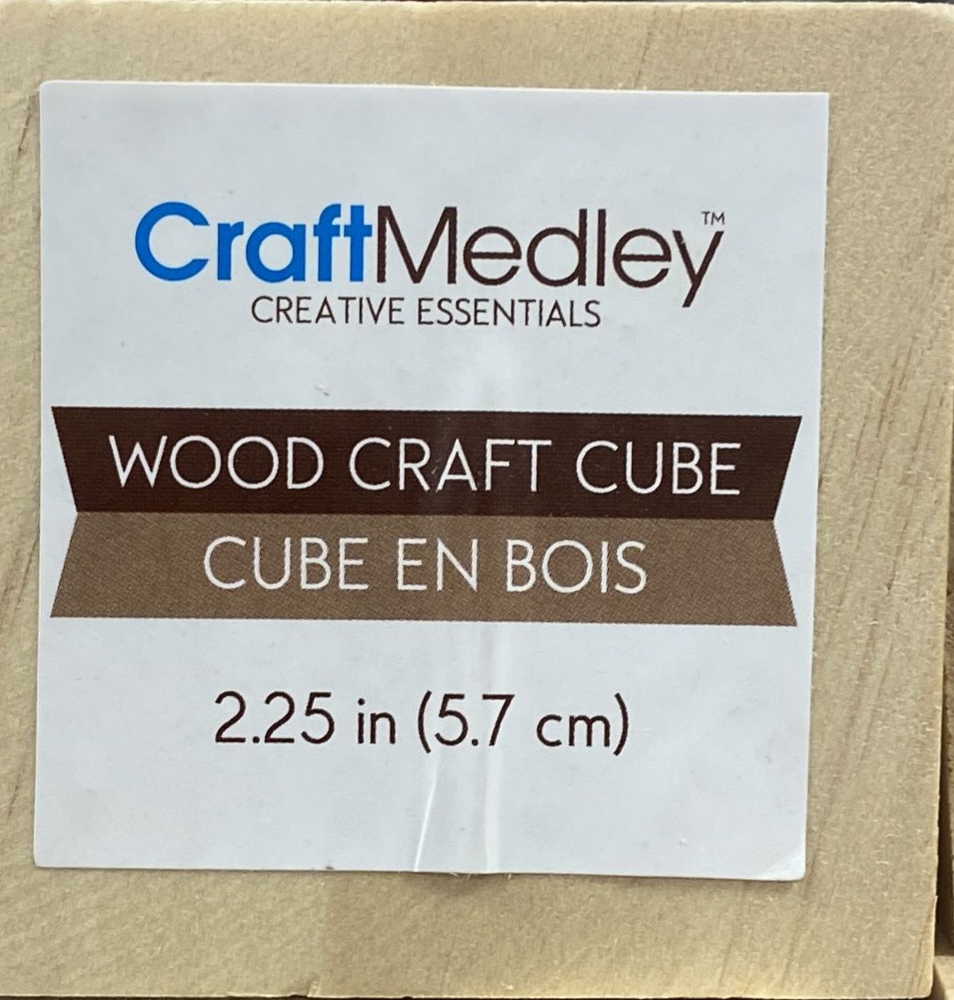 MultiCraft: Wooden Solid Square 2.25&quot;