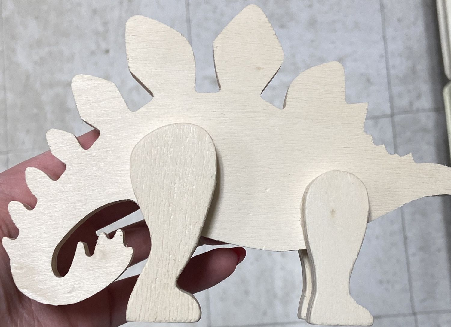 MultiCraft: Wooden Stegosaurus