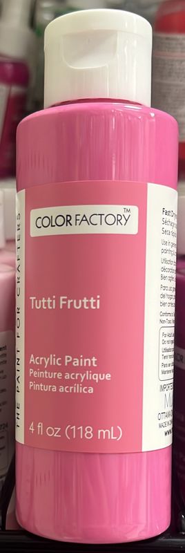 Color Factory Acrylic Paint: Tutti Fruity CF200-080