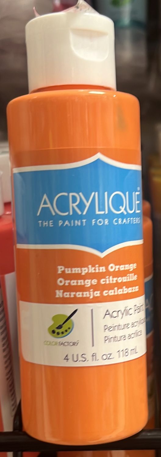 Color Factory Acrylic Paint: Pumpkin Orange CF200-060