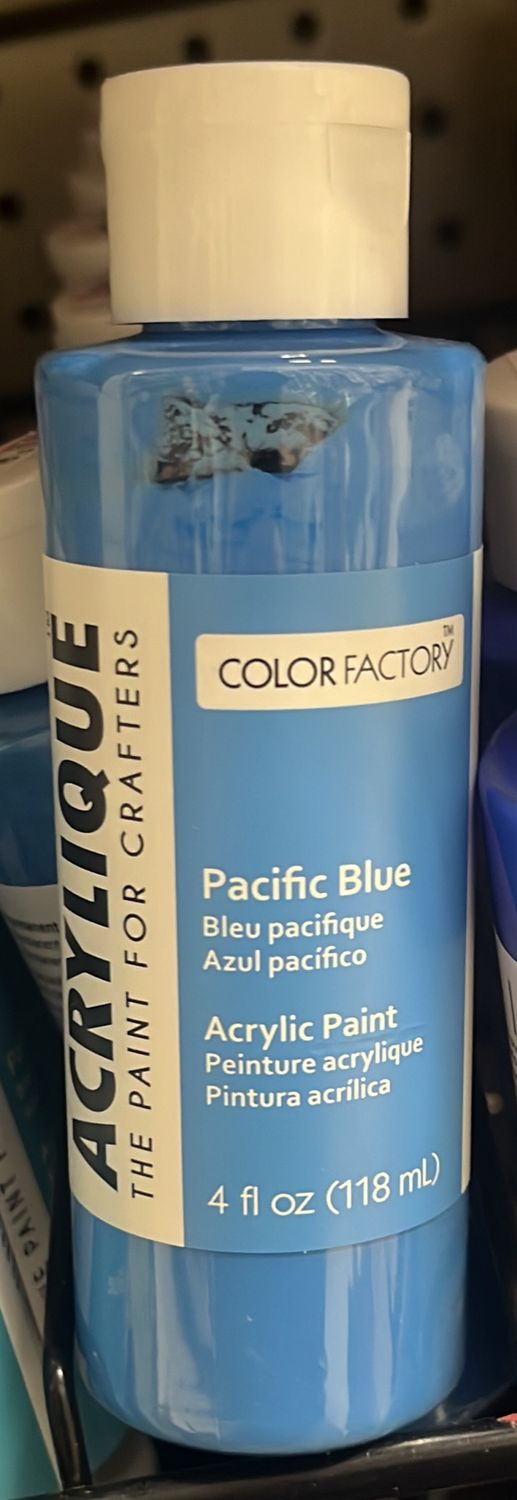 Color Factory Acrylic Paint: Pacific Blue CF200-120