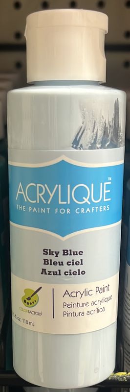 Color Factory Acrylic Paint: Sky Blue CF200-115