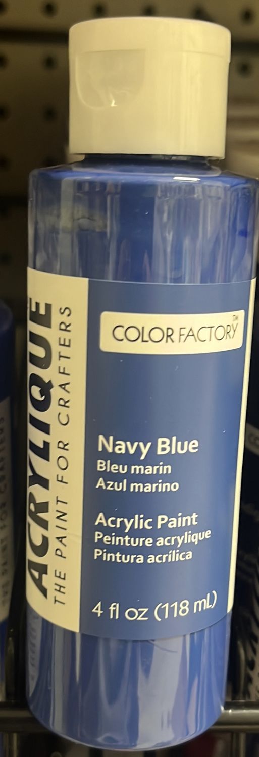 Color Factory Acrylic Paint: Navy Blue CF200-130