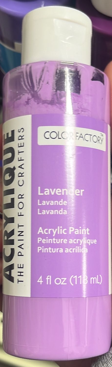Color Factory Acrylic Paint: Lavender CF200-140