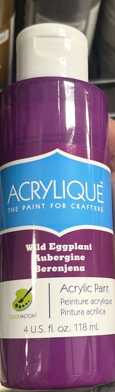 Color Factory Acrylic Paint: Wild Eggplant CF200-050