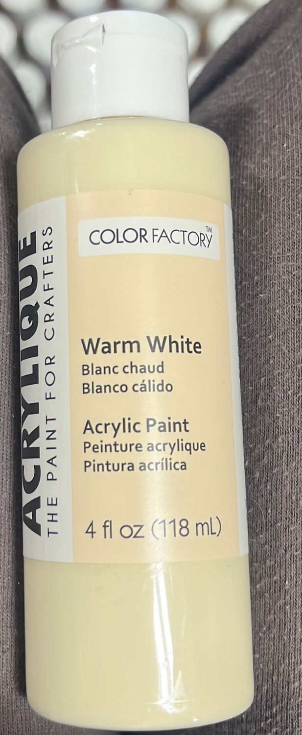 Color Factory Acrylic Paint: Warm White CF200-005