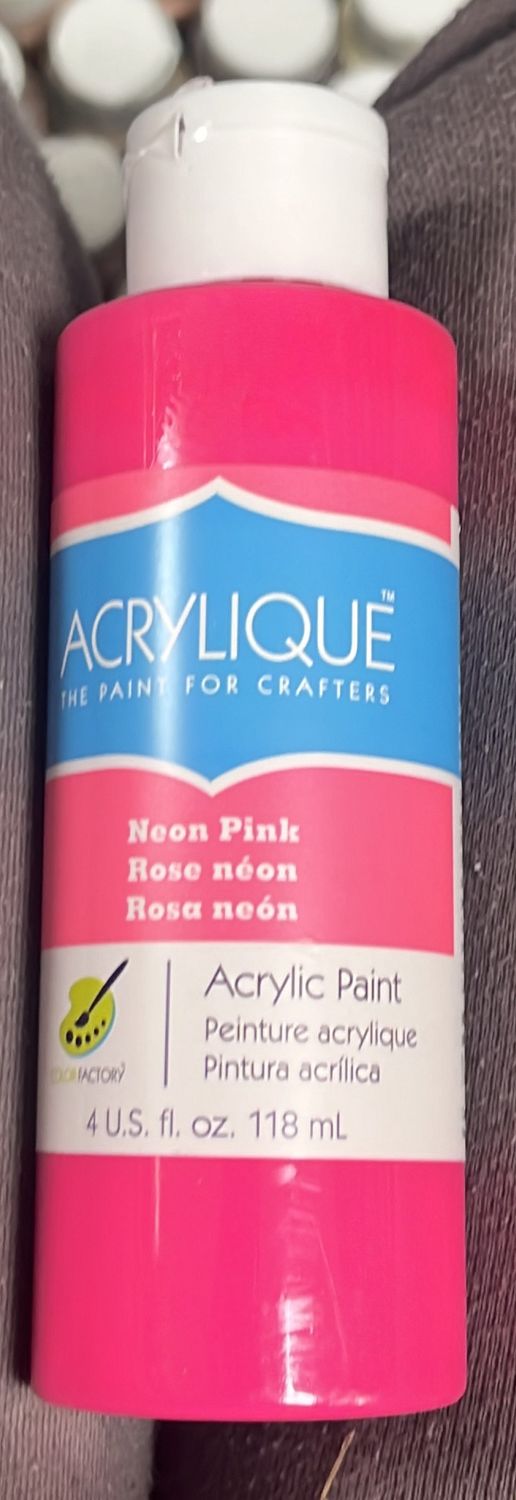 Color Factory Acrylic Paint: Neon Pink CF200-204
