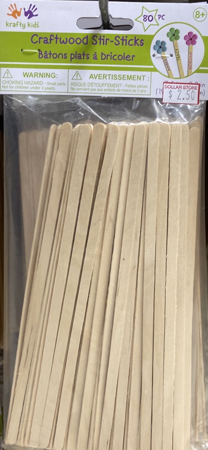 Krafty Kids: 7.5&quot; x 0.3&quot; Stir-Sticks