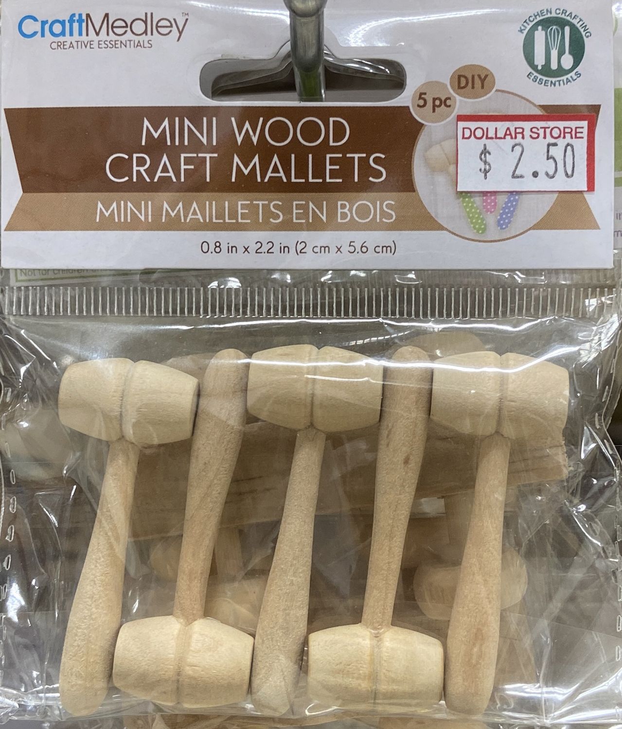 CraftMedley: Mini Wood Craft Mallets