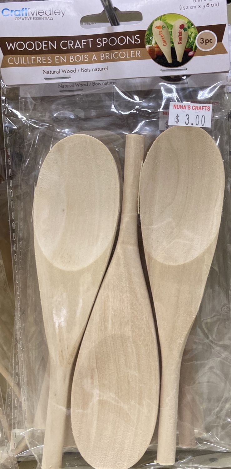CraftMedley: Wooden Craft Spoons