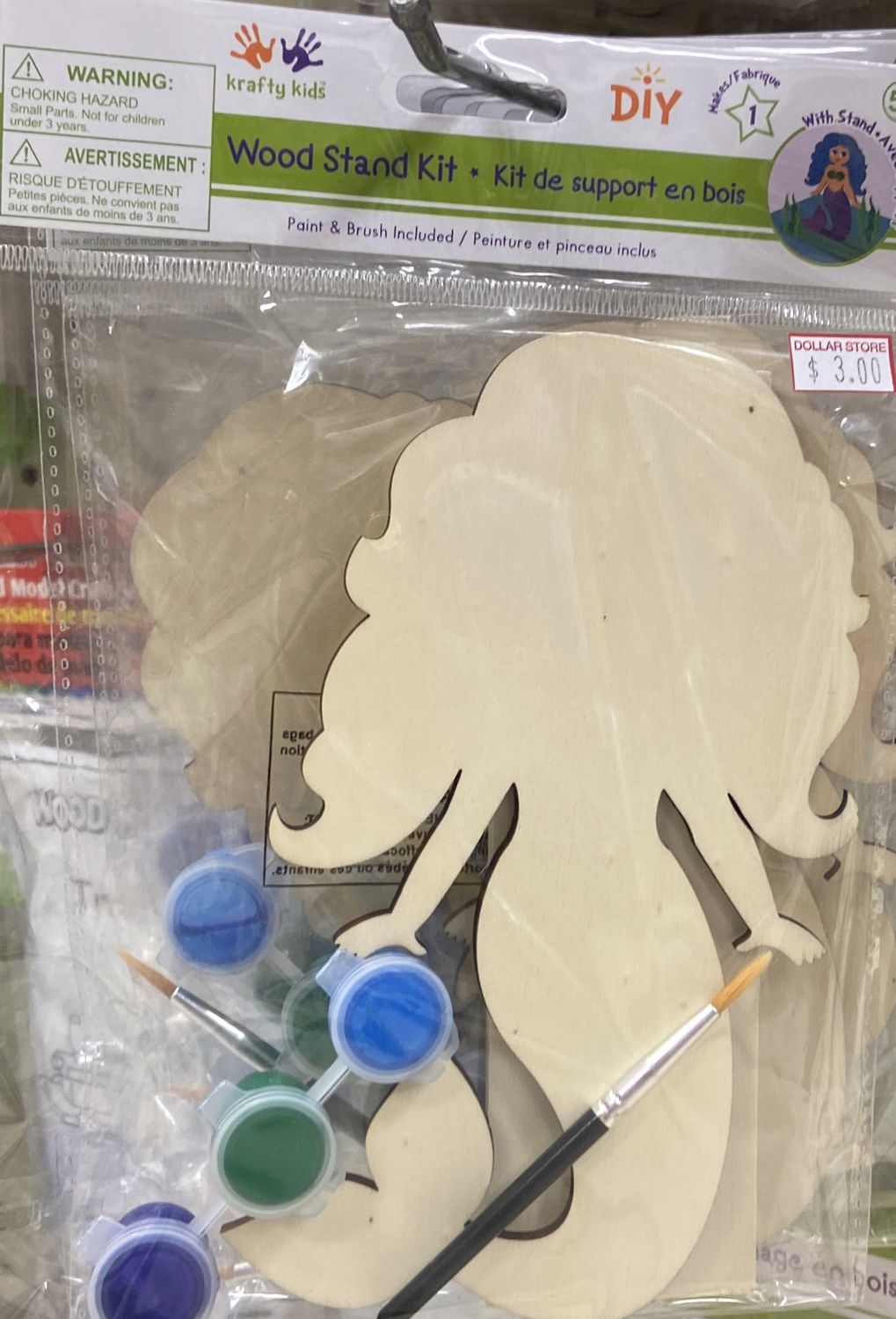 Krafty Kids: Mermaid Wood Stand Kit