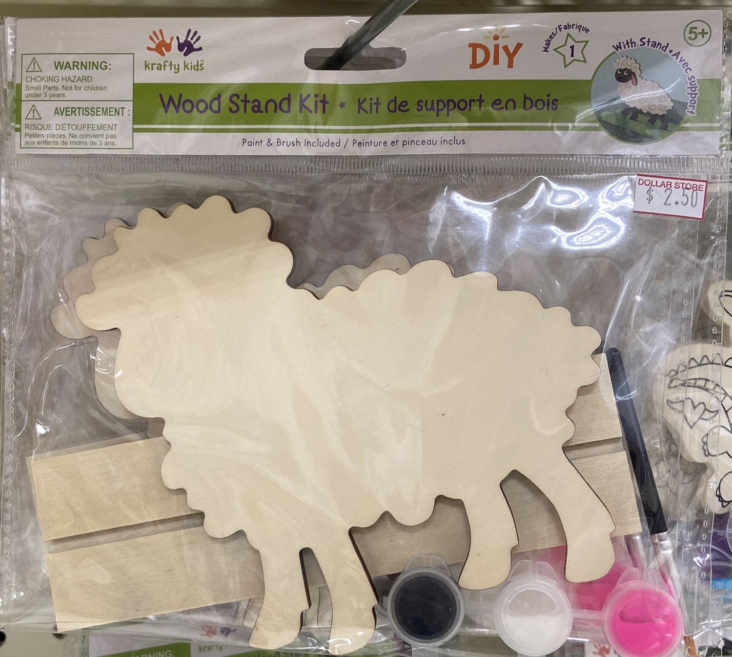 Krafty Kids: Sheep Wood Stand Kit