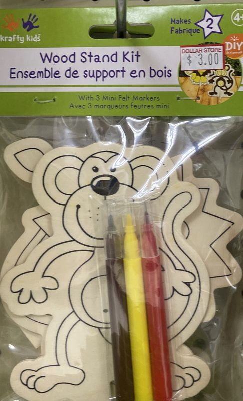 Krafty Kids: Animal Pals Wood Stand Kit
