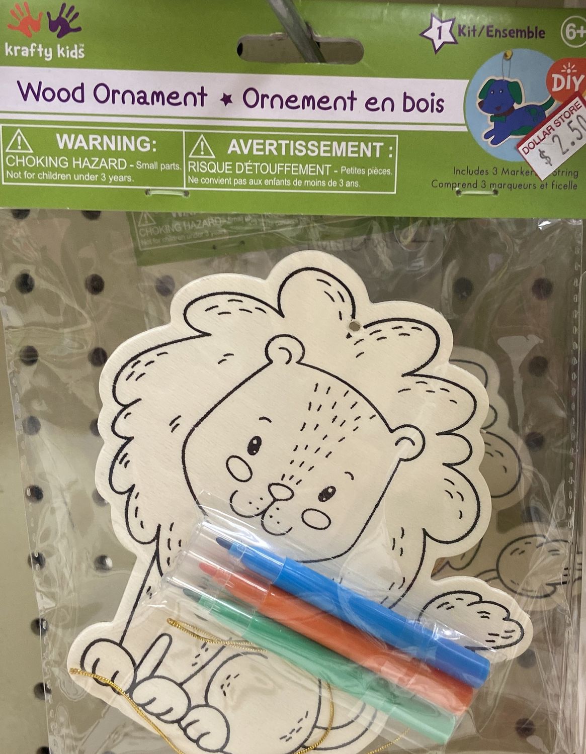 Krafty Kids: Lion Wood Stand Kit