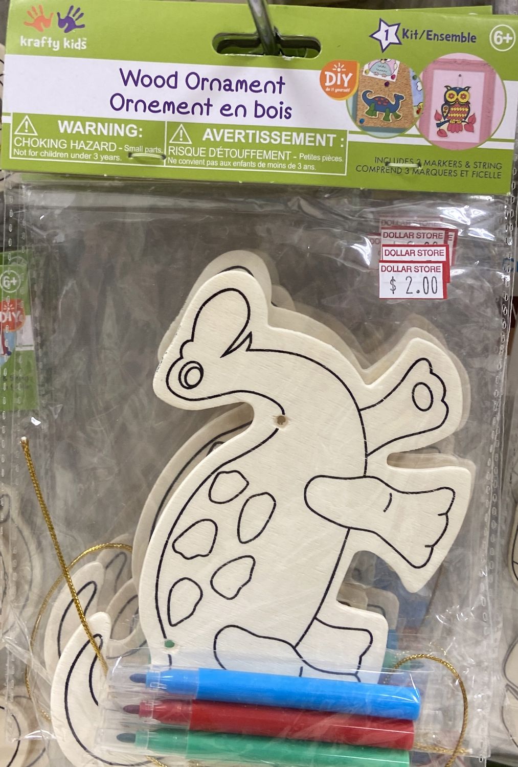 Krafty Kids: Dinosaur Wood Stand Kit