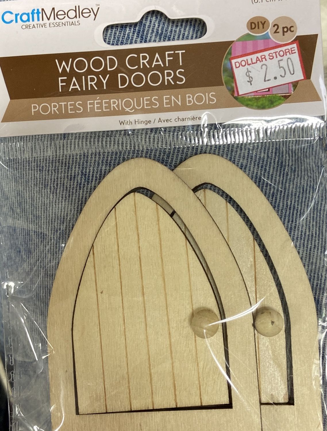 CraftMedley: Wood Craft Fairy Doors (Archway)