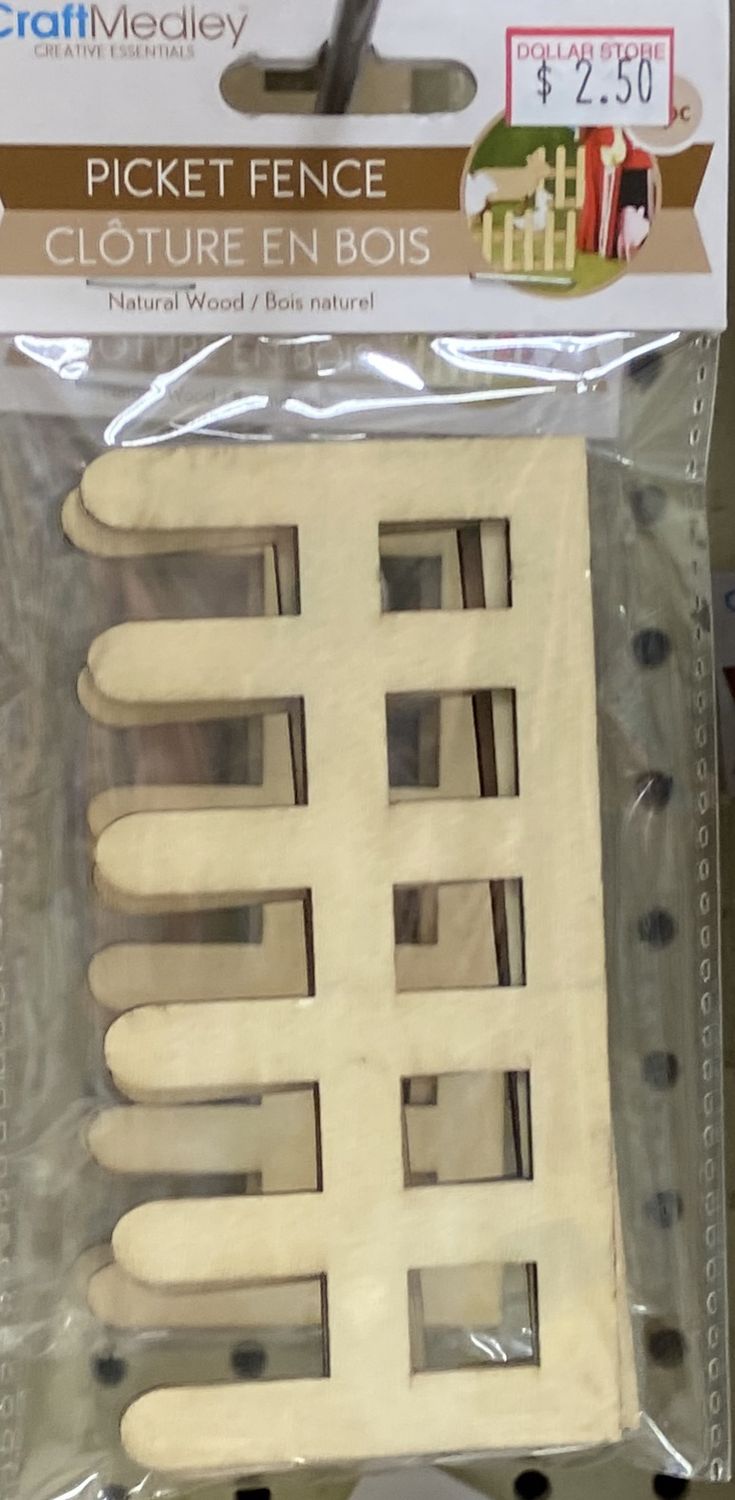 CraftMedley: 6cm x 12cm Picket Fence