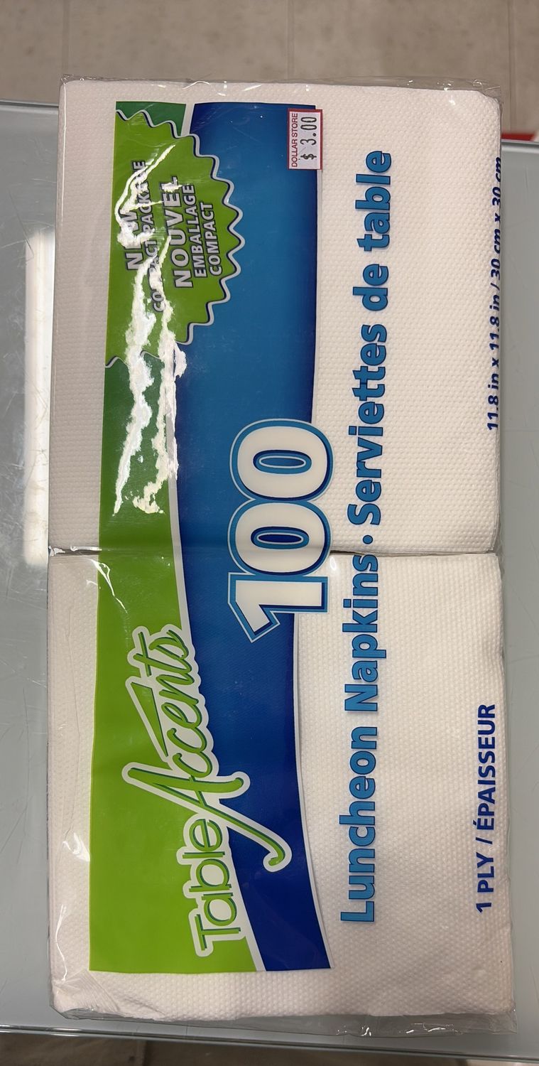 100 Napkins