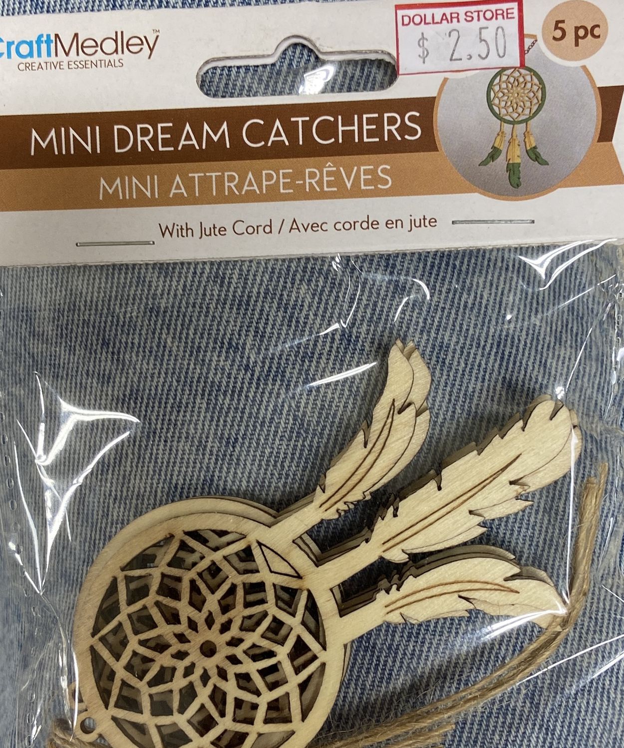 CraftMedley: Mini Dream Catchers x5