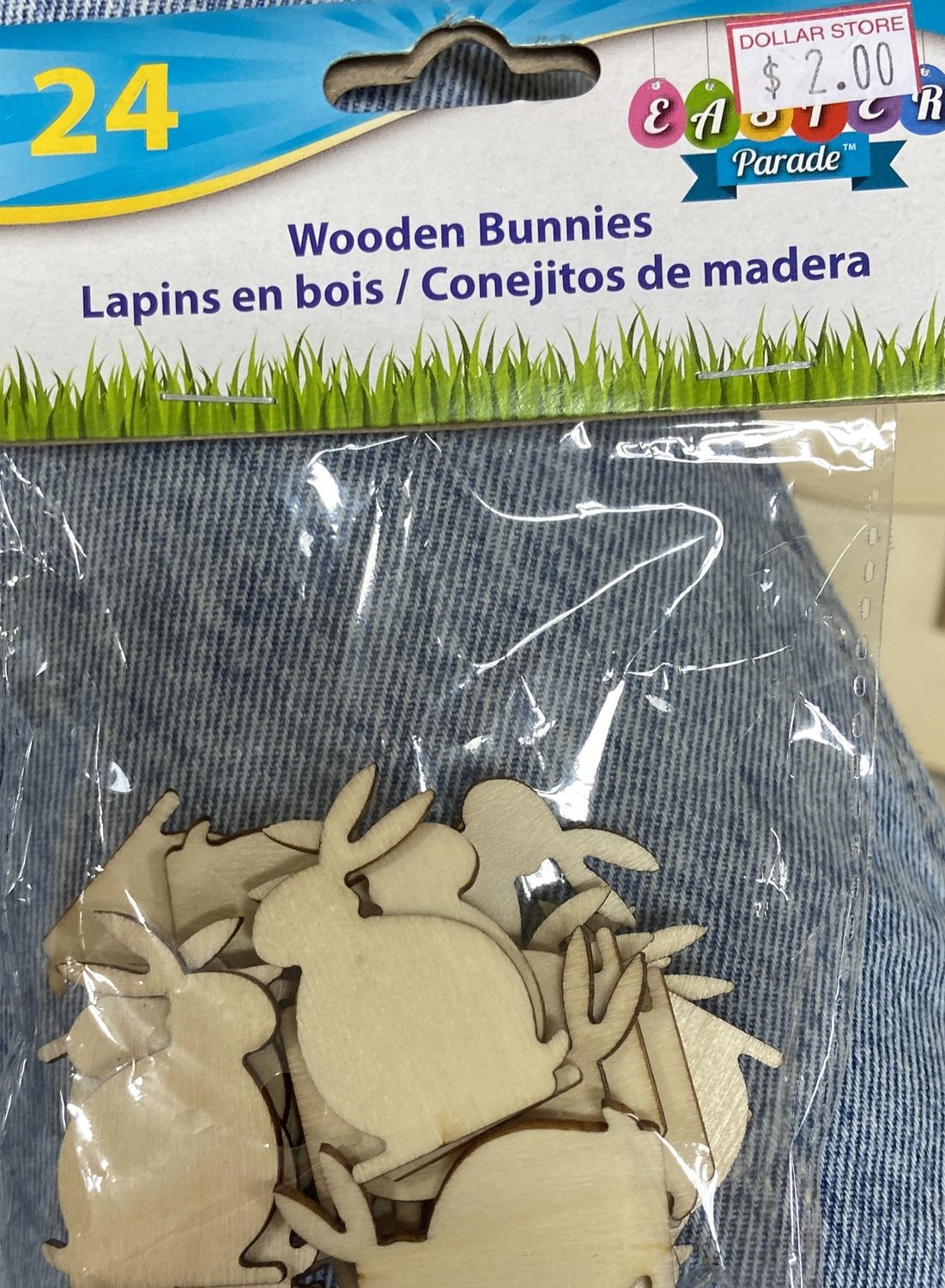Easter Mini Wooden Bunnies