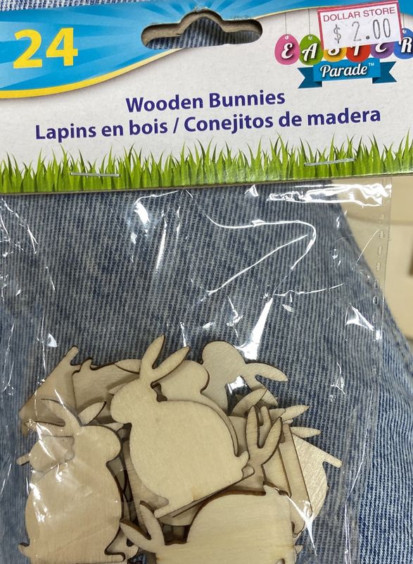Easter Mini Wooden Bunnies